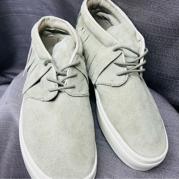 Clear Weather Men's One-O-One Suede Fringe Sneakers in Elm US 10 - Picture 4 of 10